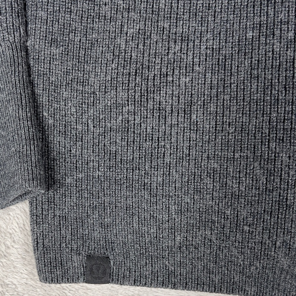 Lululemon Merino‎ Wool-Blend Ribbed Crewneck Sweater Women's 6 Heathered Gray - Picture 4 of 10